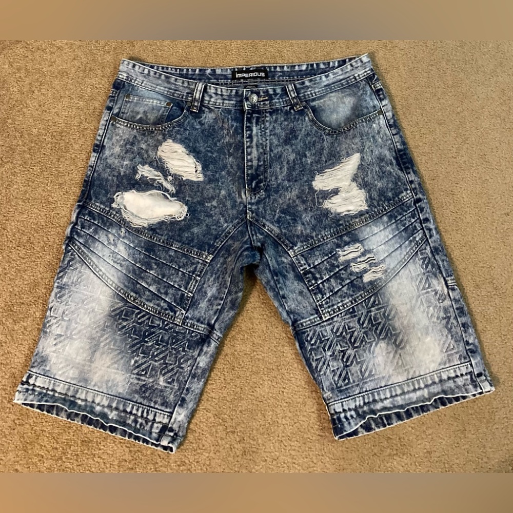 ❤️5/$25❤️ Imperious Men’s Distressed Jean Shorts